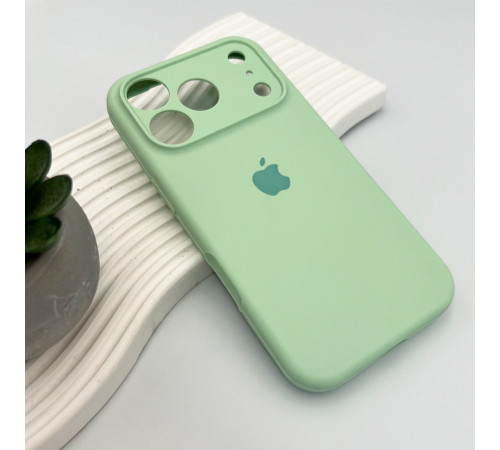 Чохол для смартфона Silicone Full Case AA Camera Protect for Apple iPhone 17 Pro 51,Avokado Green (FullAAi17P-51)