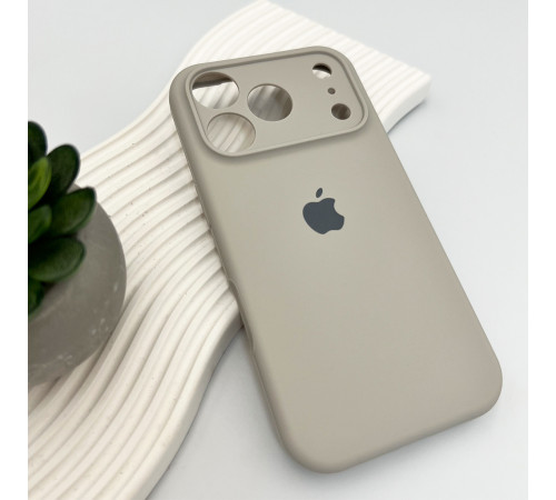 Чохол для смартфона Silicone Full Case AA Camera Protect for Apple iPhone 17 Pro Max 9,Antique White (FullAAi17PM-9)