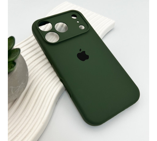Чохол для смартфона Silicone Full Case AA Camera Protect for Apple iPhone 17 Pro Max 31,Dark Green (FullAAi17PM-31)