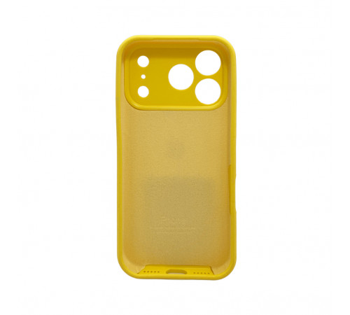 Чохол для смартфона Silicone Full Case AA Camera Protect for Apple iPhone 17 Pro Max 33,Canary Yellow (FullAAi17PM-33)