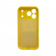 Чохол для смартфона Silicone Full Case AA Camera Protect for Apple iPhone 17 Pro Max 33,Canary Yellow (FullAAi17PM-33)