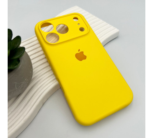 Чохол для смартфона Silicone Full Case AA Camera Protect for Apple iPhone 17 Pro Max 33,Canary Yellow (FullAAi17PM-33)