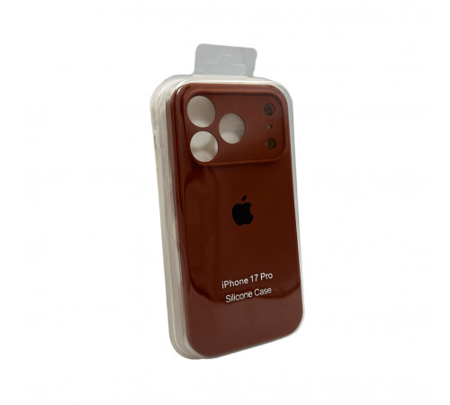 Чохол для смартфона Silicone Full Case AA Camera Protect for Apple iPhone 17 Pro Max 42,Saddle Brown (FullAAi17PM-42)