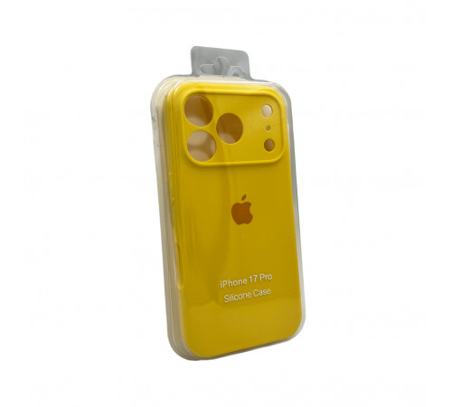 Чохол для смартфона Silicone Full Case AA Camera Protect for Apple iPhone 17 Pro Max 56,Sunny Yellow (FullAAi17PM-56)