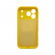 Чохол для смартфона Silicone Full Case AA Camera Protect for Apple iPhone 17 Pro Max 56,Sunny Yellow (FullAAi17PM-56)