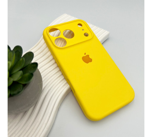 Чохол для смартфона Silicone Full Case AA Camera Protect for Apple iPhone 17 Pro Max 56,Sunny Yellow (FullAAi17PM-56)