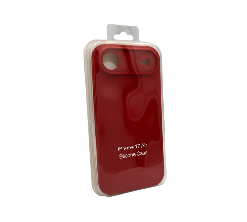 Чохол для смартфона Silicone Full Case AA Camera Protect for Apple iPhone 17 Air 20,China Red (FullAAi17A-20)