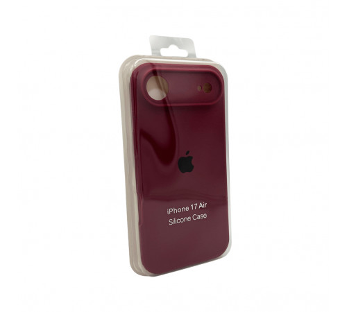 Чохол для смартфона Silicone Full Case AA Camera Protect for Apple iPhone 17 Air 35,Maroon (FullAAi17A-35)