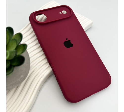Чохол для смартфона Silicone Full Case AA Camera Protect for Apple iPhone 17 Air 35,Maroon (FullAAi17A-35)