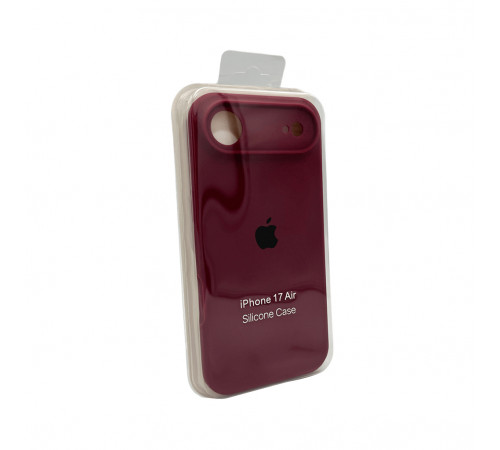 Чохол для смартфона Silicone Full Case AA Camera Protect for Apple iPhone 17 Air 47,Plum (FullAAi17A-47)