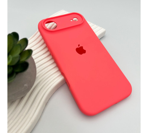 Чохол для смартфона Silicone Full Case AA Camera Protect for Apple iPhone 17 Air 50,Pink Orange (FullAAi17A-50)