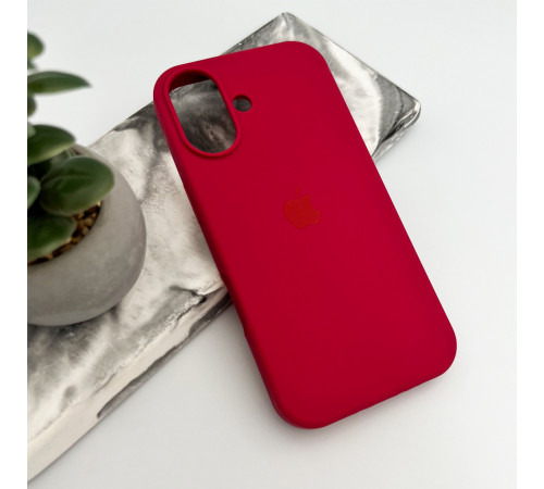 Чохол для смартфона Silicone Full Case AA Open Cam for Apple iPhone 17 21,Rose Red (FullOpeAAi17-21)