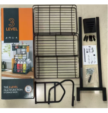 Кухонний Стелаж -Сушарка Для Посуду Органайзер kitchen shelf 60*30см  228 3 полиці (12)