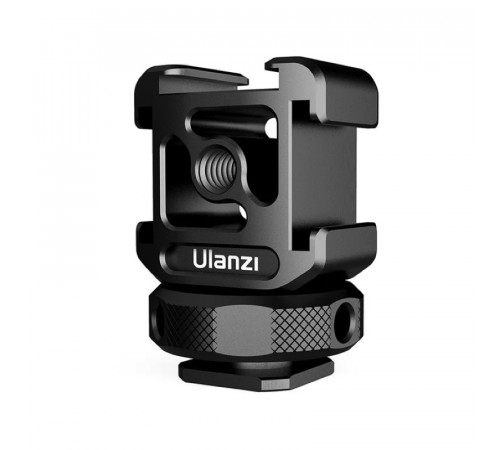 Адаптер кронштейн Ulanzi metal Triple Cold Shoe Mount (UV-2132 PT-12) (2132)