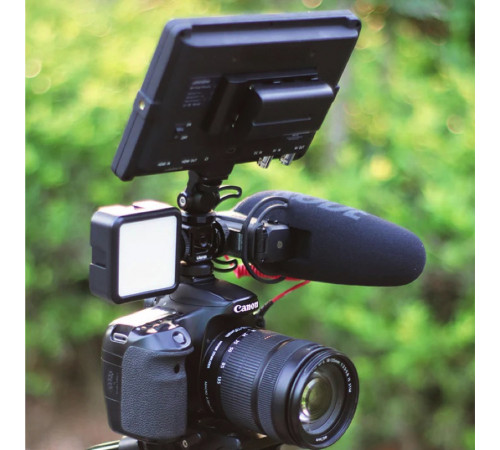 Адаптер кронштейн Ulanzi metal Triple Cold Shoe Mount (UV-2132 PT-12) (2132)