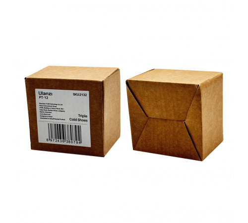 Адаптер кронштейн Ulanzi metal Triple Cold Shoe Mount (UV-2132 PT-12) (2132)