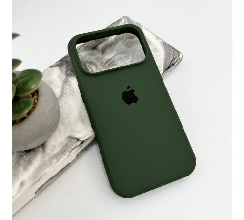 Чохол для смартфона Silicone Full Case AA Open Cam for Apple iPhone 17 Pro Max 31,Dark Green (FullOpeAAi17PM-31)