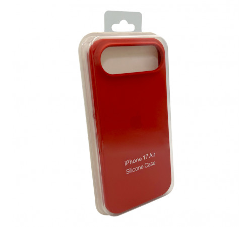 Чохол для смартфона Silicone Full Case AA Open Cam for Apple iPhone 17 Air 20,China Red (FullOpeAAi17A-20)
