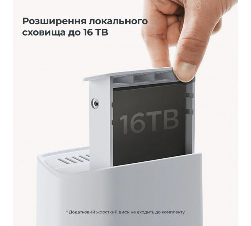 IP-камера відеоспостереження Baseus Security N1 Plus Outdoor Camera 2K 2-Cam Kit White EU (S0TY002131)