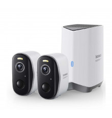 IP-камера видеонаблюдения Baseus Security N1 Plus Outdoor Camera 2K 2-Cam Kit White EU (S0TY002131)