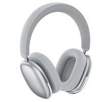 Бездротові накладні навушники ACEFAST H9 active noise cancelling wireless headset, ANC, Silver (6974316284383)