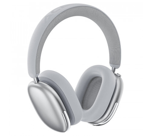 Бездротові накладні навушники ACEFAST H9 active noise cancelling wireless headset, ANC, Silver (6974316284383)