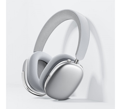 Бездротові накладні навушники ACEFAST H9 active noise cancelling wireless headset, ANC, Silver (6974316284383)