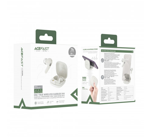 Бездротові навушники TWS ACEFAST W4, IPX4, Khaki (6974316285021)