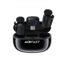 Бездротова мікрофонна система ACEFAST R2 dual-mic (Type-C) Black (6974316284901)
