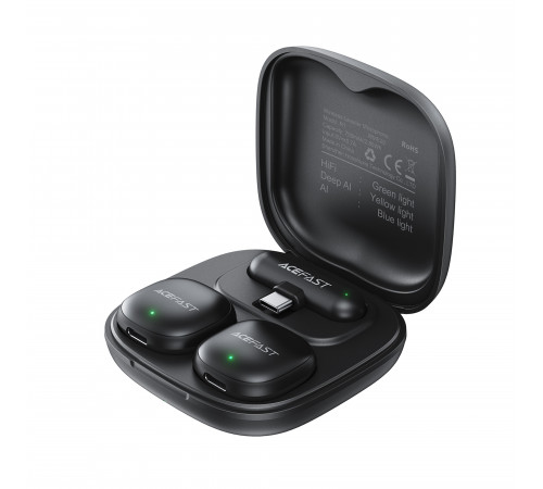 Бездротова мікрофонна система ACEFAST R1 dual-mic (Type-C) Black (6974316284895)