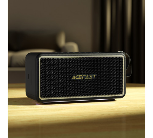 Портативна колонка ACEFAST K3 Ultra portable wireless speaker, 60W, IPX6, Black (6974316285106)