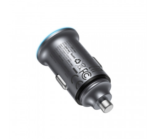 Автомобільний зарядний пристрій ACEFAST B15 65W (USB-A+USB-C) dual port metal car charger (6974316284963)