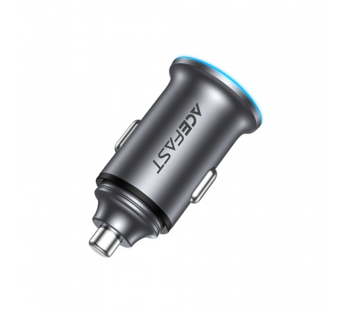 Автомобільний зарядний пристрій ACEFAST B15 65W (USB-A+USB-C) dual port metal car charger (6974316284963)