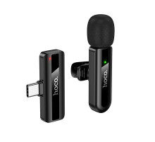 Бездротова мікрофонна система HOCO L20 Fair (Type-C) Black (6942007655491)