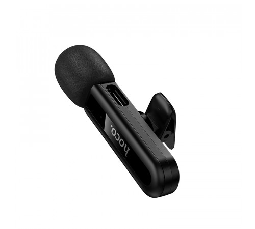 Бездротова мікрофонна система HOCO L20 Fair (Type-C) Black (6942007655491)