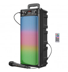 Портативна колонка HOCO BS52 Billowing outdoor BT speaker, 10W*2, Black (6931474780799)