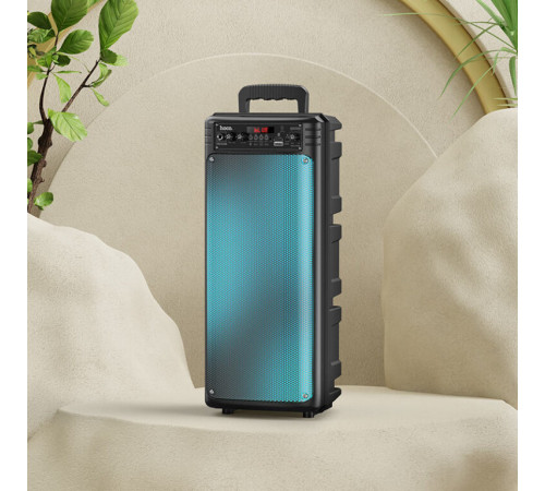 Портативна колонка HOCO BS52 Billowing outdoor BT speaker, 10W*2, Black (6931474780799)