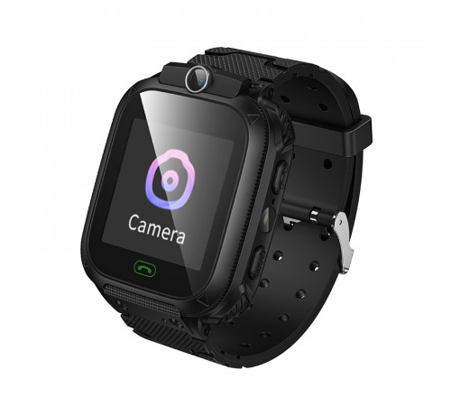 Дитячий смарт-годинник HOCO Y105 36mm. 400 mAh children phone watch Black (6942007658638)