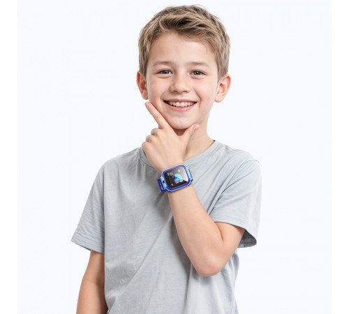 Дитячий смарт-годинник HOCO Y105 36mm. 400 mAh children phone watch Blue (6942007658645)