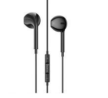 Навушники дротові HOCO M101 Crystal (3.5mm) Black (6931474782335)
