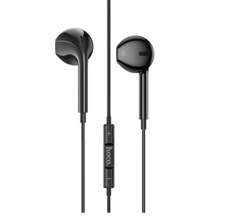 Навушники дротові HOCO M101 Crystal (3.5mm) Black (6931474782335)