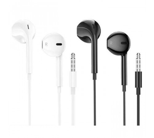 Навушники дротові HOCO M101 Crystal (3.5mm) Black (6931474782335)