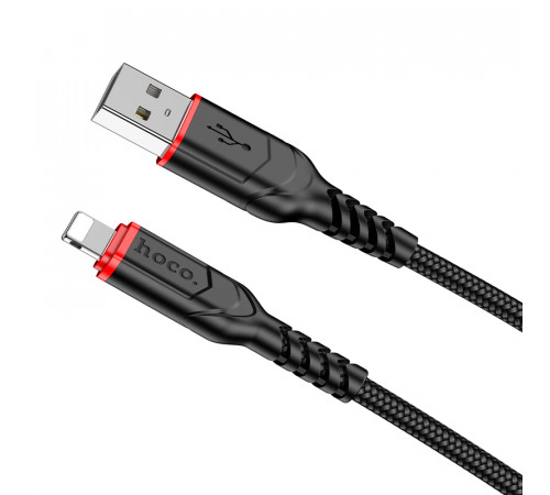 Кабель Hoco X59 Victory charging data cable iP(L=2M) Black (6931474794055)