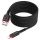 Кабель Hoco X59 Victory charging data cable iP(L=2M) Black (6931474794055)