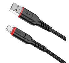 Кабель Hoco X59 Victory charging data cable Type-C(L=2M) Black (6931474794116)