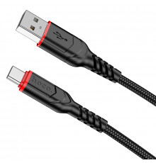 Кабель Hoco X59 Victory charging data cable Type-C(L=2M) Black (6931474794116)