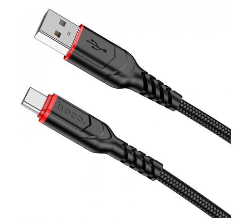 Кабель Hoco X59 Victory charging data cable Type-C(L=2M) Black (6931474794116)