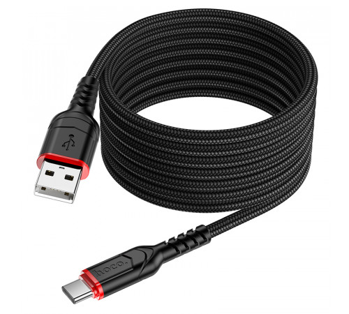 Кабель Hoco X59 Victory charging data cable Type-C(L=2M) Black (6931474794116)