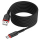 Кабель Hoco X59 Victory charging data cable Type-C(L=2M) Black (6931474794116)