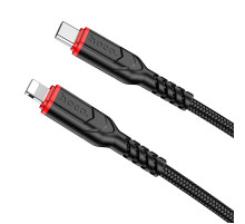 Кабель Hoco X59 Victory PD charging data cable iP(L=1M) Black (6931474793997)
